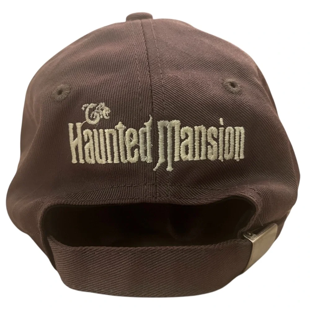 NWOT Disney Parks Haunted Mansion Welcome Foolish Mortals Youth Baseball Cap Hat - Picture 5 of 12